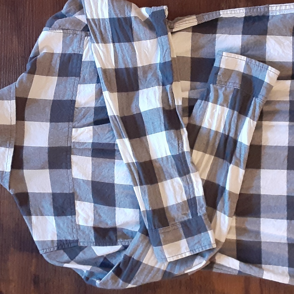 Boys' Plaid Flannel Button-Down Shirt - Cat & Jack™ - Picture 6 of 8